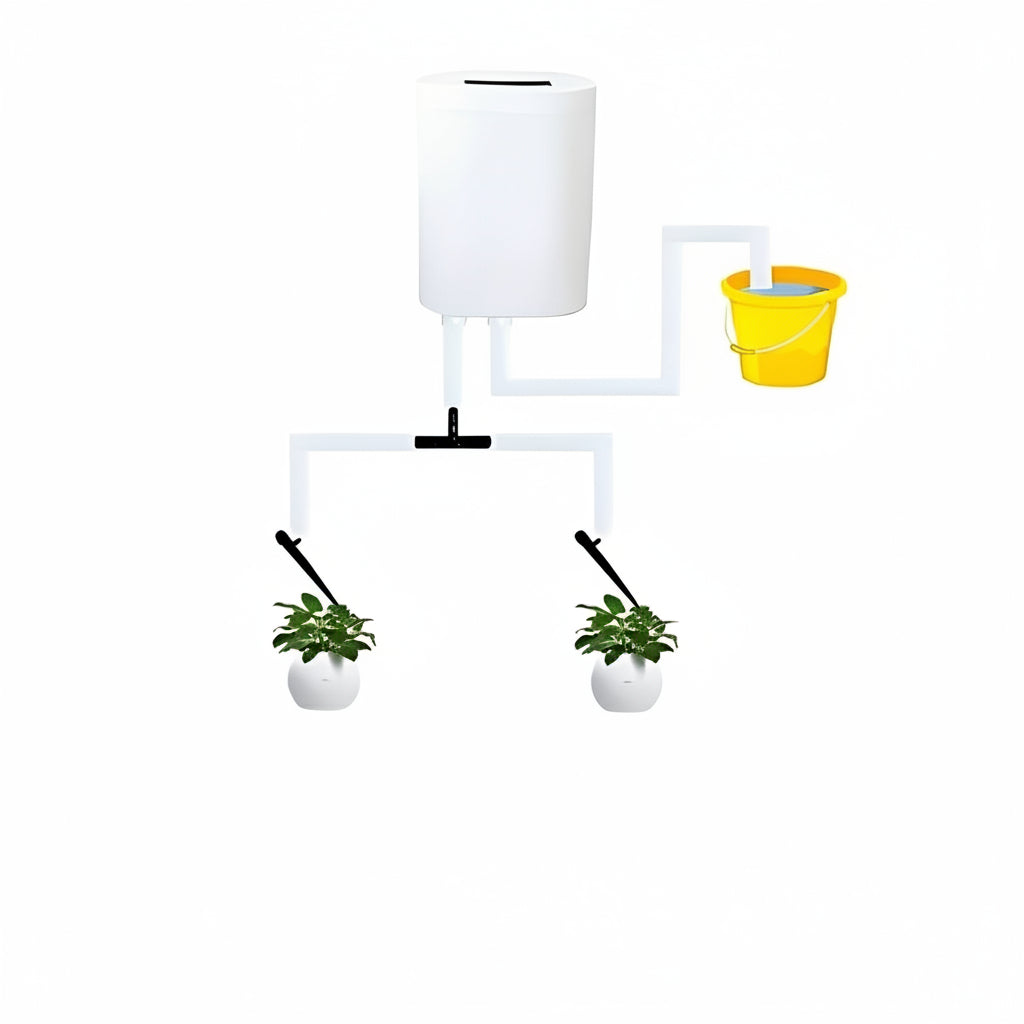 Automatic Plant Watering Controller with Programmable LCD and Rechargeable Battery