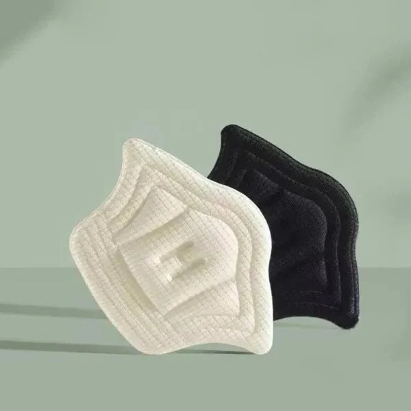 Heel Grips with Self Adhesive Backing and Adjustable Cut Design, Trimmable