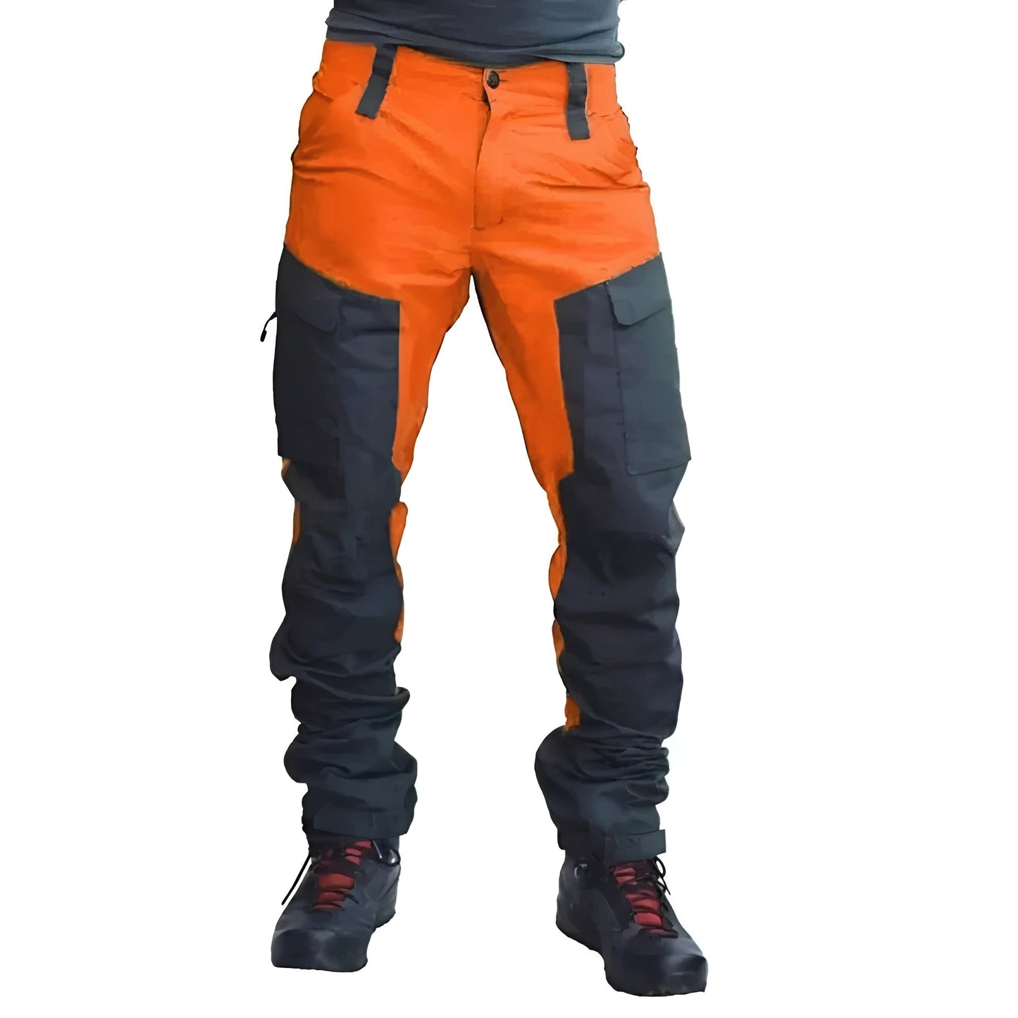 Water Resistant Cargo Work Pants with Reinforced Seams and Deep Pockets