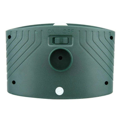 Motion Activated Garden Repeller with Ultrasonic Sound and Flashing Lights, Solar Powered