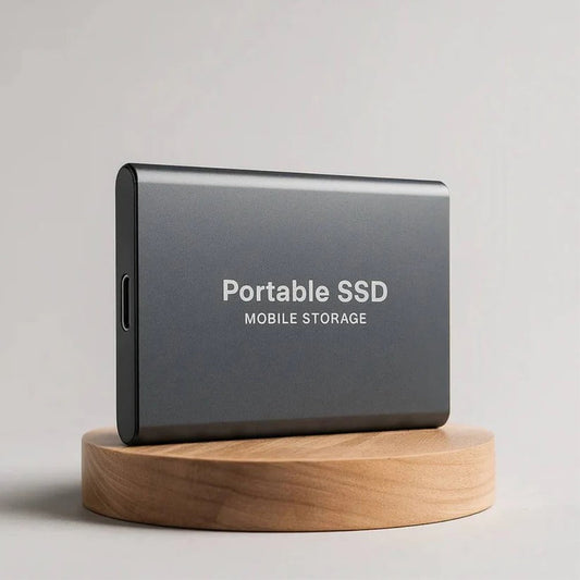 Portable SSD with 430MB/s Read Speed and Shock Resistant Housing, Universal Compatible