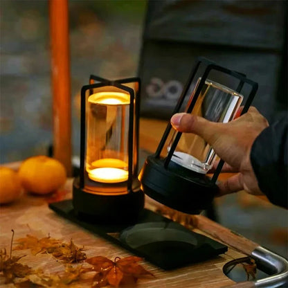Cordless Table Lamp with Stepless Dimming and Adjustable Color Temperature