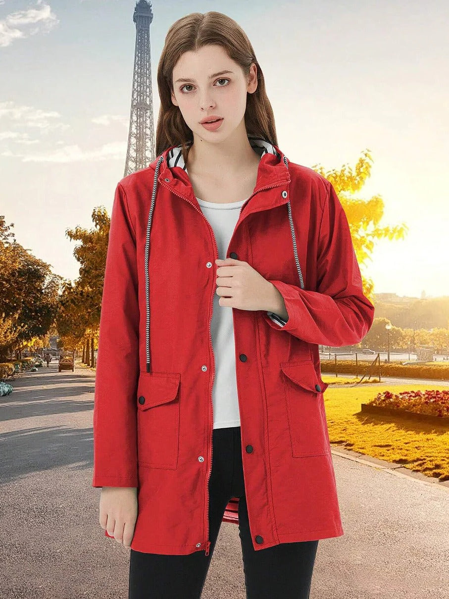 Women's Full Zip Jacket with Unrestricted Movement Cut for Spring and Summer
