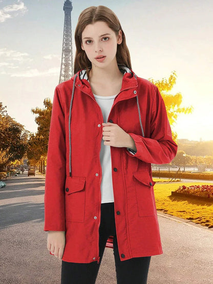 Women's Full Zip Jacket with Unrestricted Movement Cut for Spring and Summer