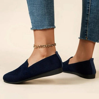 Mesh Shoes for Women with Flexible Sole and Slip-On Design