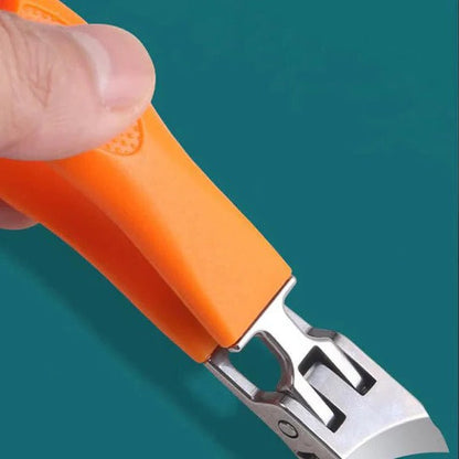 Wide Jaw Nail Clippers with Extra Large Grip and Clean Cutting Blades for Thick Nails