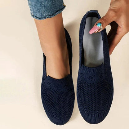 Mesh Shoes for Women with Flexible Sole and Slip-On Design