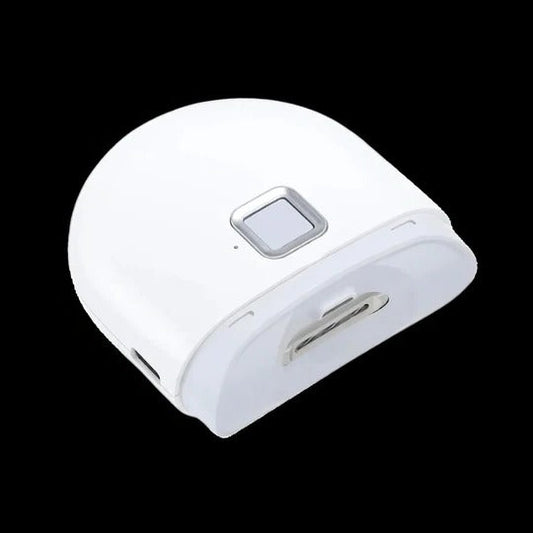 Electric Nail Clipper with Automatic Grinding and LED Light, Dual Speed