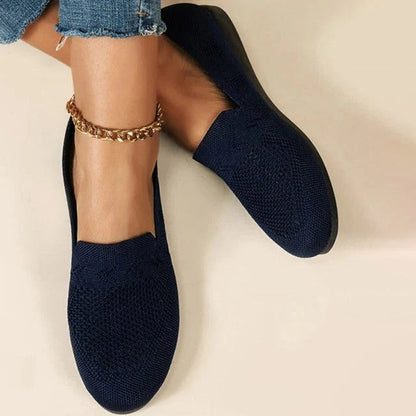 Mesh Shoes for Women with Flexible Sole and Slip-On Design