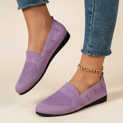 Mesh Shoes for Women with Flexible Sole and Slip-On Design
