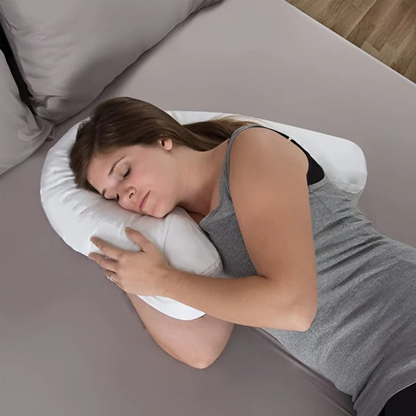 Memory Foam Pillow for Side Sleepers with Ear Cutout and Neck Support