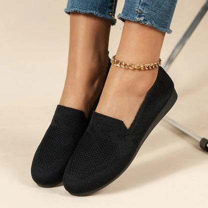 Mesh Shoes for Women with Flexible Sole and Slip-On Design