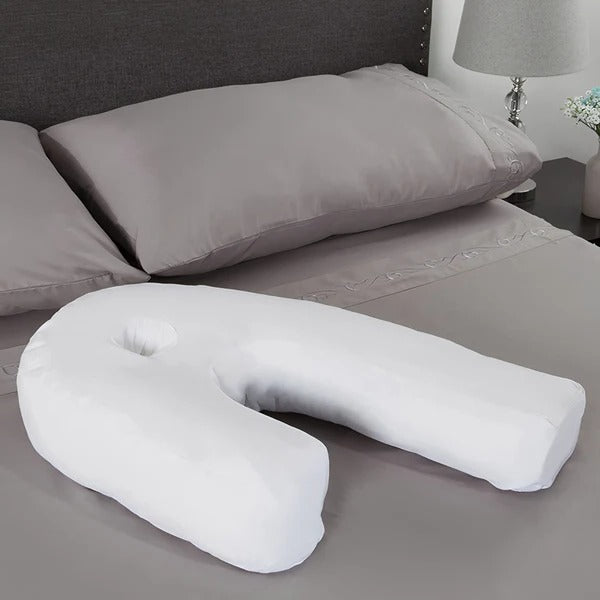 Memory Foam Pillow for Side Sleepers with Ear Cutout and Neck Support