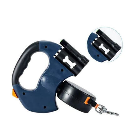 Double Dog Leash with Swivel Joint and Padded Handle for Medium to Large Breeds