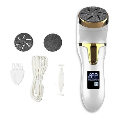 Electric Foot Callus Remover with 3000 RPM Motor and Three Grinding Heads