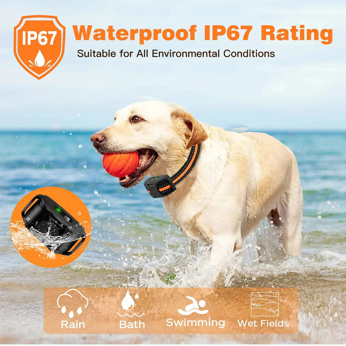 Remote Dog Training Collar with Beep and Vibration Modes, 3300ft Range