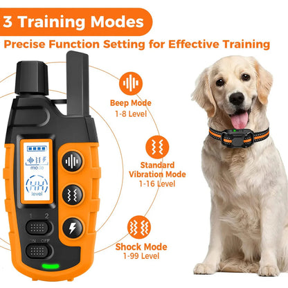 Remote Dog Training Collar with Beep and Vibration Modes, 3300ft Range