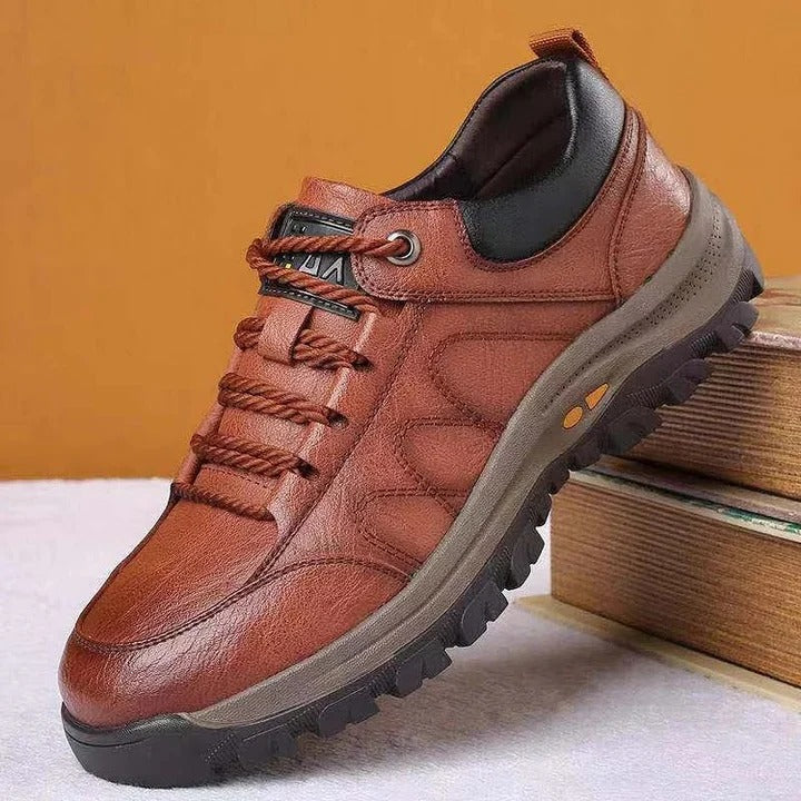 Slip-On Shoes with Built-In Arch Structure and Cushioned Insole