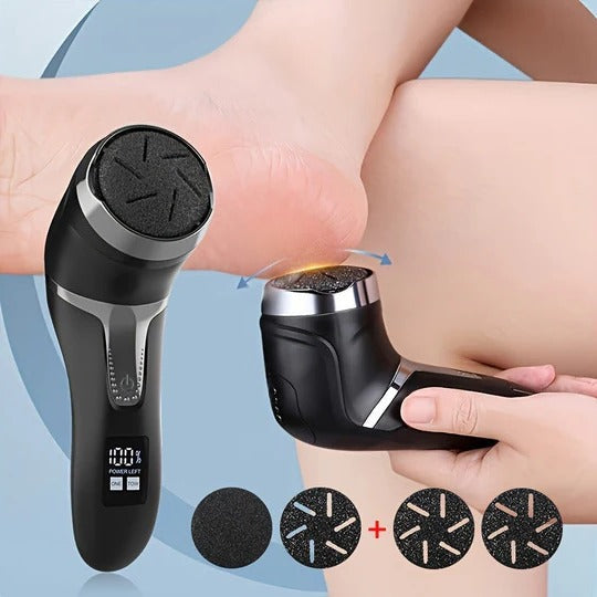 Electric Foot Callus Remover with 3000 RPM Motor and Three Grinding Heads