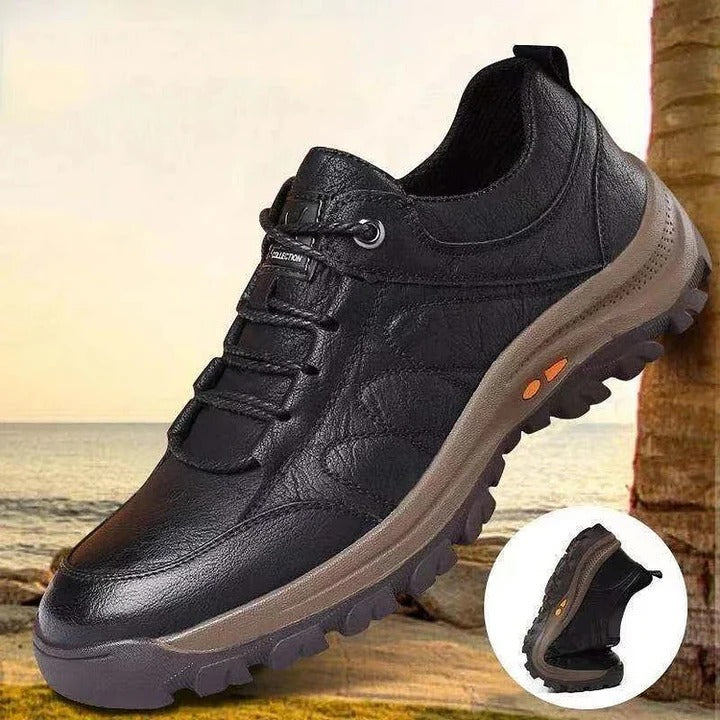 Slip-On Shoes with Built-In Arch Structure and Cushioned Insole