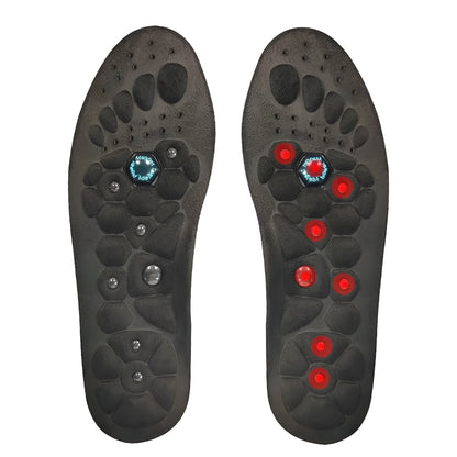 Magnetic Insoles with Shock Absorption and Moisture Wicking, Trim to Fit