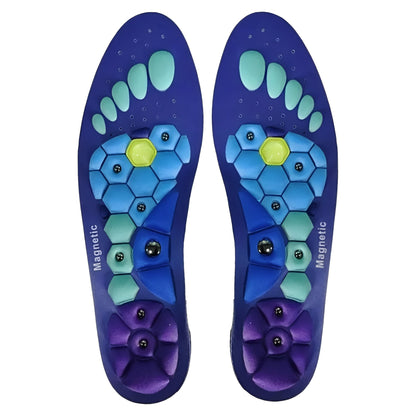 Magnetic Insoles with Shock Absorption and Moisture Wicking, Trim to Fit