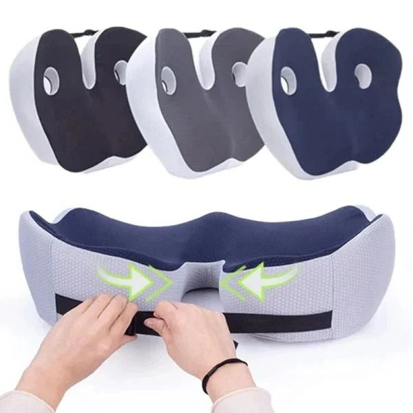 Pressure Relief Seat Cushion with Repositionable Internal Sections