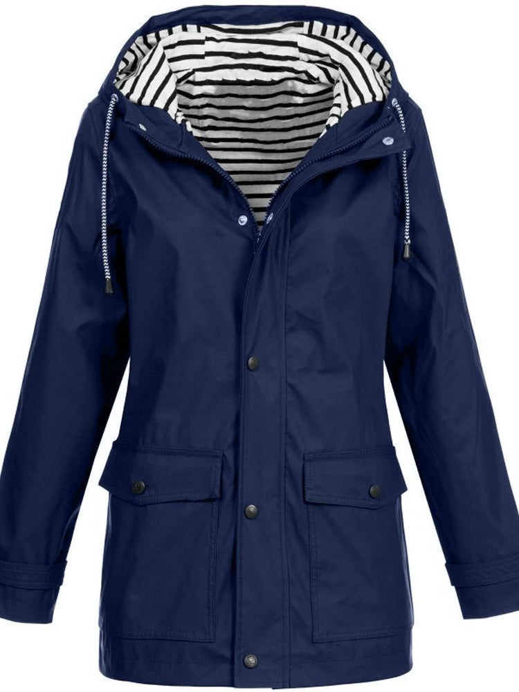 Women's Full Zip Jacket with Unrestricted Movement Cut for Spring and Summer