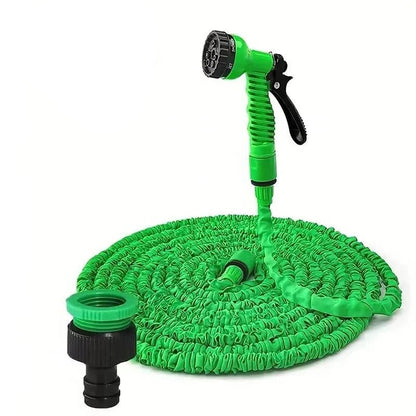 Lightweight Expandable Garden Hose Set with Multifunctional Spray Nozzle