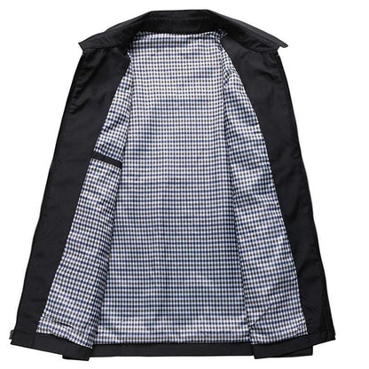 Men’s Water Resistant Hooded Jacket for Windy Weather