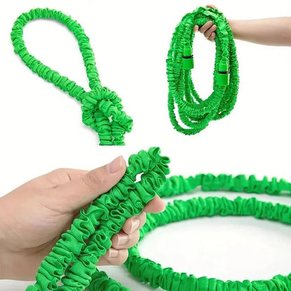 Lightweight Expandable Garden Hose Set with Multifunctional Spray Nozzle