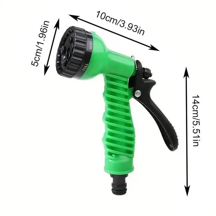 Lightweight Expandable Garden Hose Set with Multifunctional Spray Nozzle