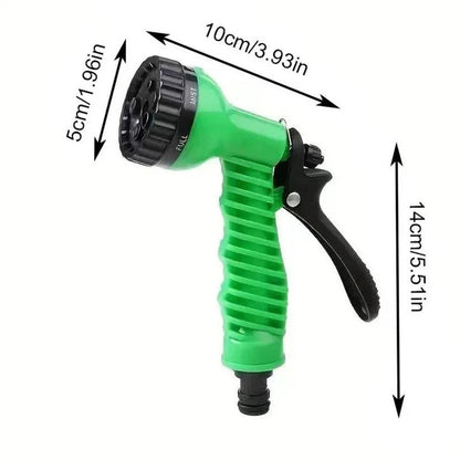 Lightweight Expandable Garden Hose Set with Multifunctional Spray Nozzle