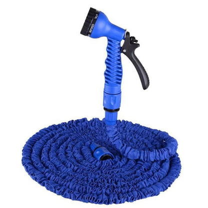 Lightweight Expandable Garden Hose Set with Multifunctional Spray Nozzle