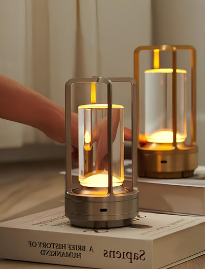 Cordless Table Lamp with Stepless Dimming and Adjustable Color Temperature
