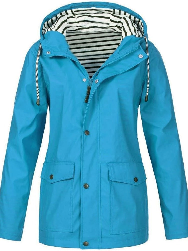 Women's Full Zip Jacket with Unrestricted Movement Cut for Spring and Summer