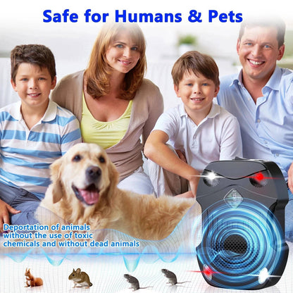 Premium Under-Hood Ultrasonic Pest Repeller with Intelligent Smart Vibration Sensor