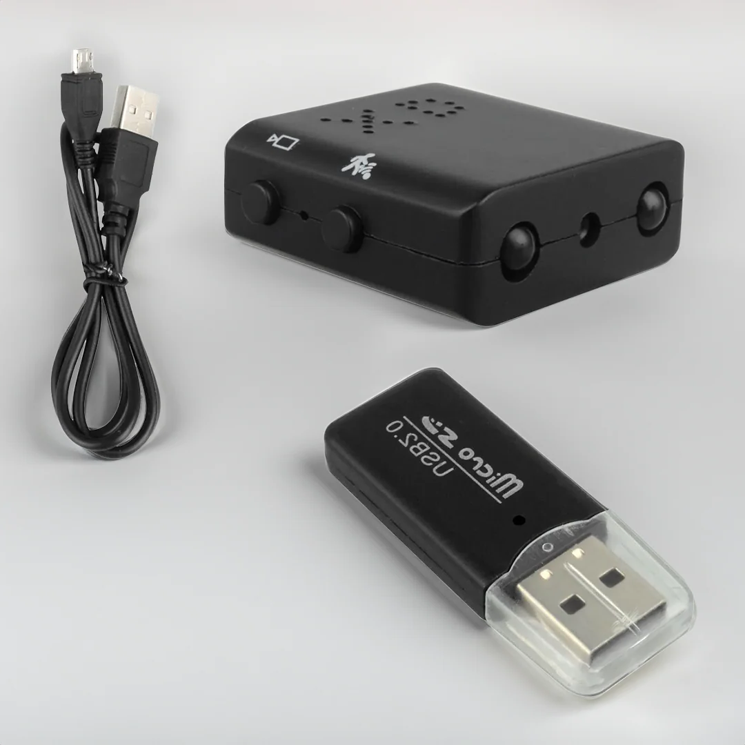 Detection HD Video Camera with Night Vision and Rechargeable Battery