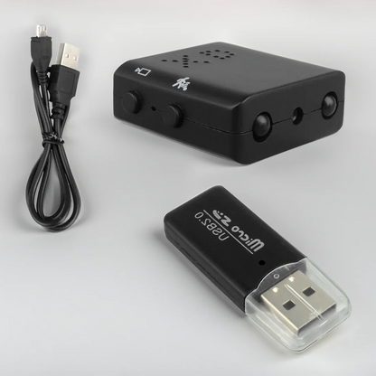 Detection HD Video Camera with Night Vision and Rechargeable Battery