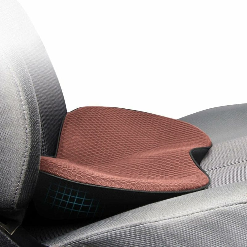 Memory Foam Car Seat Cushion with 3.5 Inch Height Boost