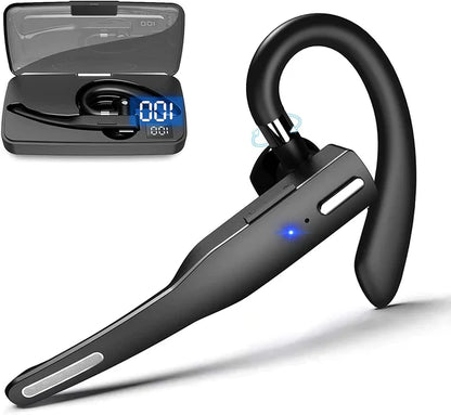 Wireless Bluetooth Headset with Dual Microphone Noise Cancelling and 25-Hour Talk Time