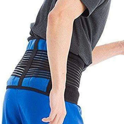 Lumbar Support Brace with Double Pull Compression and Heat Retention, Posture Correction