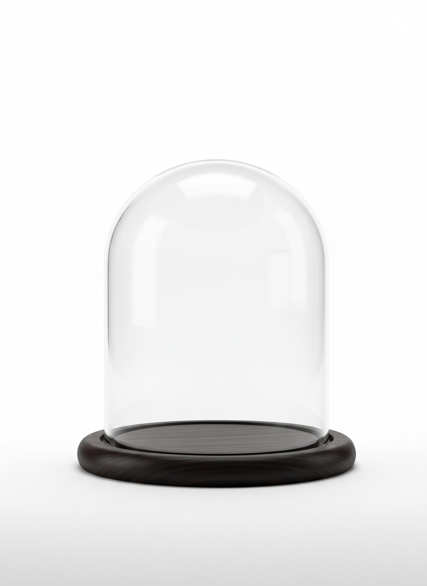 Glass Display Cloche with Base