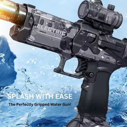 Electric Water Gun with Synchronized LED Lights and 26 Foot Range, 500ml Tank