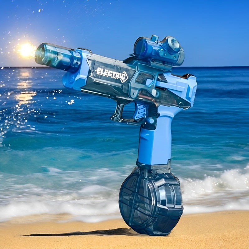 Electric Water Gun with Synchronized LED Lights and 26 Foot Range, 500ml Tank